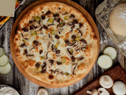 Mantarlı Pizza